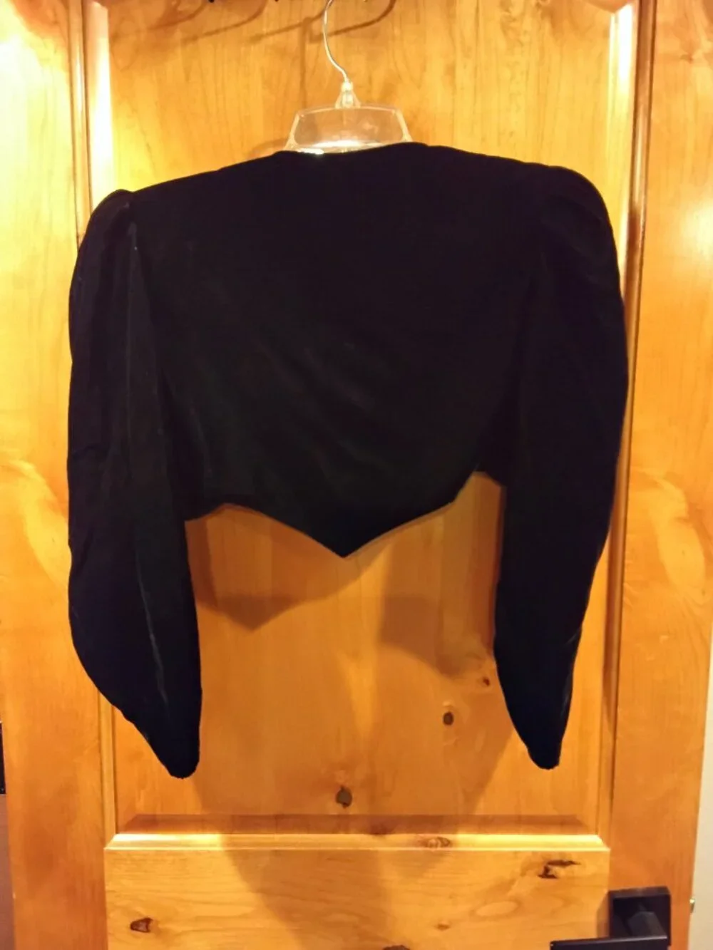 Jay Jacob's Vintage Women's Velvet Crop Jacket Size M #534